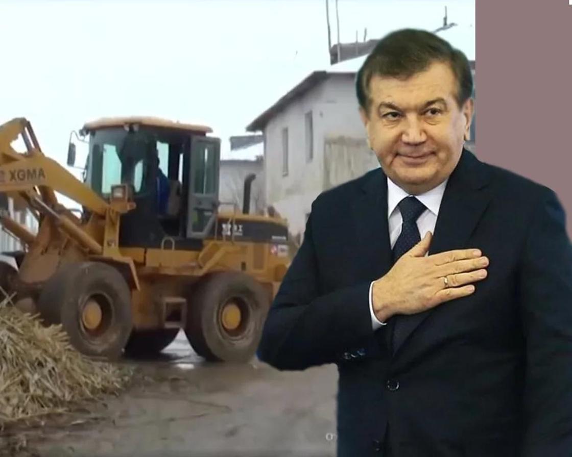 Өзбекстан президенті ең нашар ауылды 45 күнде жайнатып жіберді. Фото: NUR.KZ