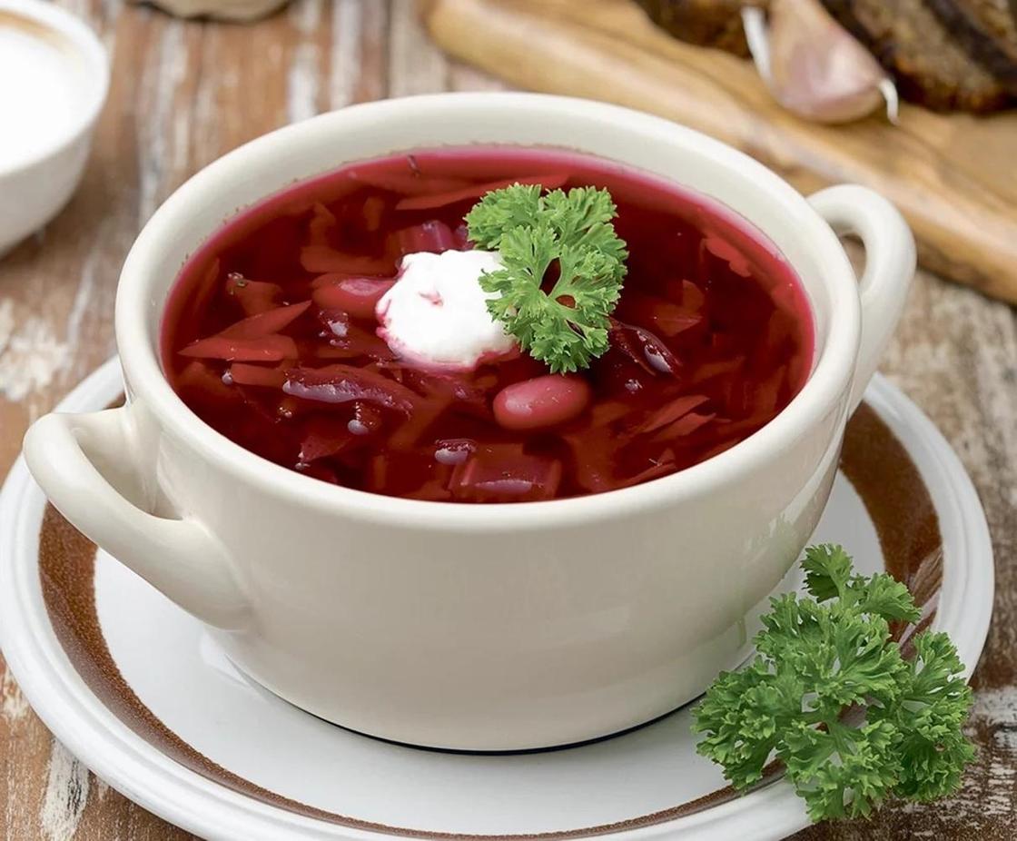 Борщ без мяса: рецепт с фасолью Борщ без мяса: рецепт с фасолью