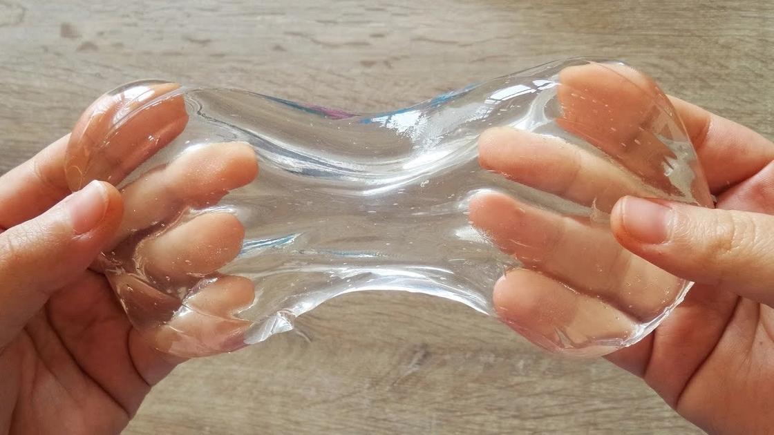 как сделать прозрачный лизун своими руками