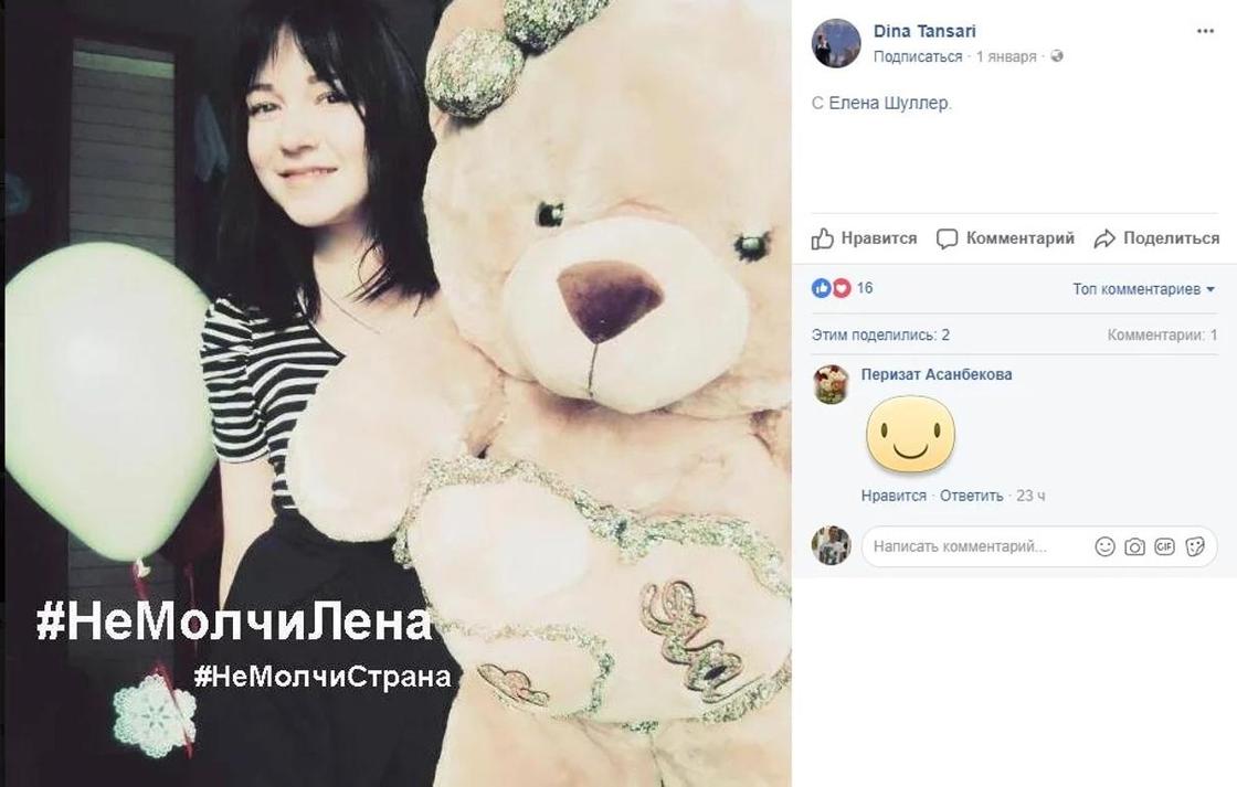 Елена Иванова обращалась к президенту, а "Не молчи" к депутатам. Скриншот Facebook