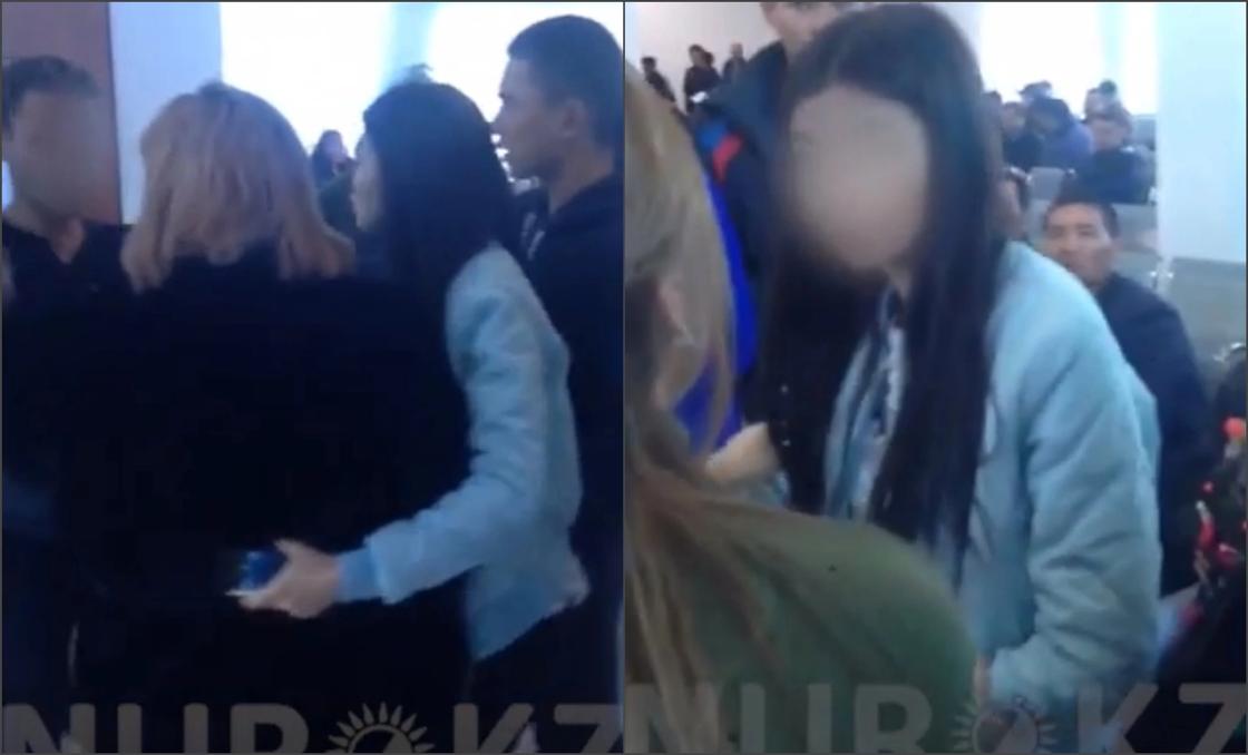 Девушка и парень подрались в автоцоне в Алматы (видео) Девушка и парень подрались в автоцоне в Алматы (видео)