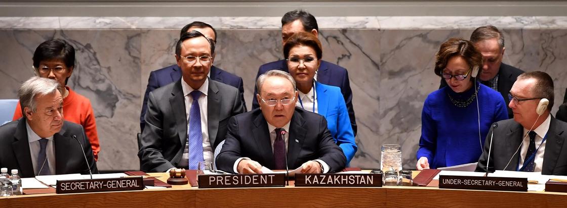 Назарбаев: Я был казахским мальчиком, а сейчас председательствую в СБ ООН