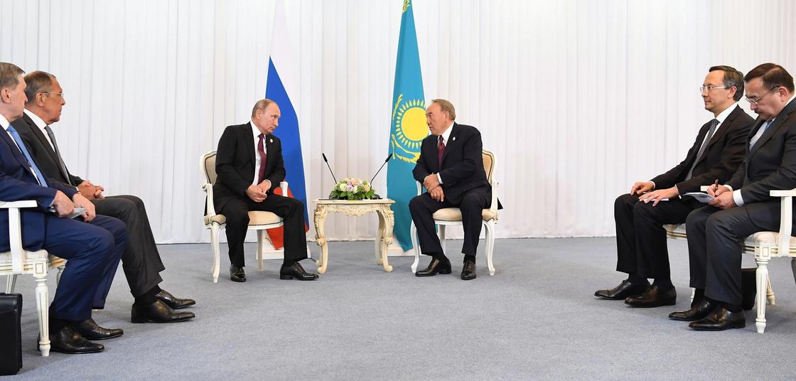 О чем говорили Назарбаев и Путин после саммита в Актау