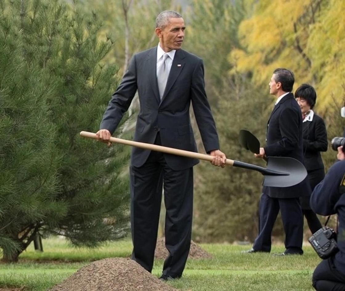 От Назарбаева до Трампа: как президенты сажают деревья (фото)