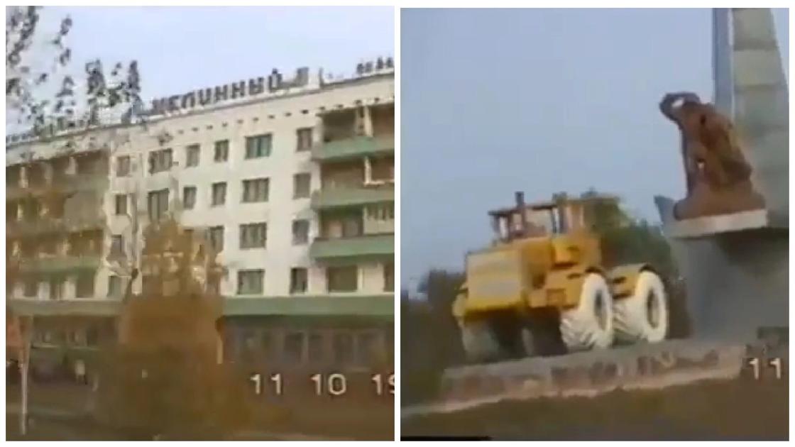 На видео Астану не отличить от тысяч бывших советских городов. Скриншоты видео Facebook