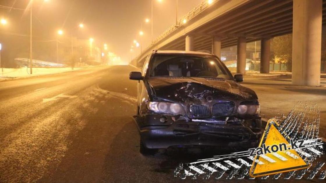 BMW X5 на летней резине спровоцировал смертельное ДТП в Алматы (фото, видео)