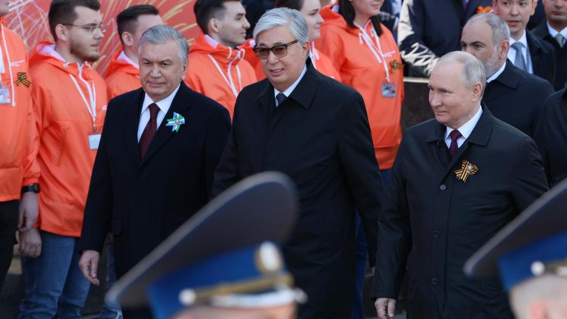 Касым-Жомарт Токаев с президентами Узбекистана и РФ