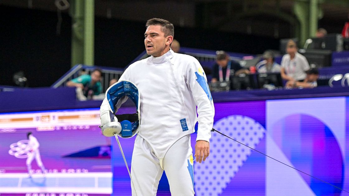 Казахстанский фехтовальщик Руслан Курбанов