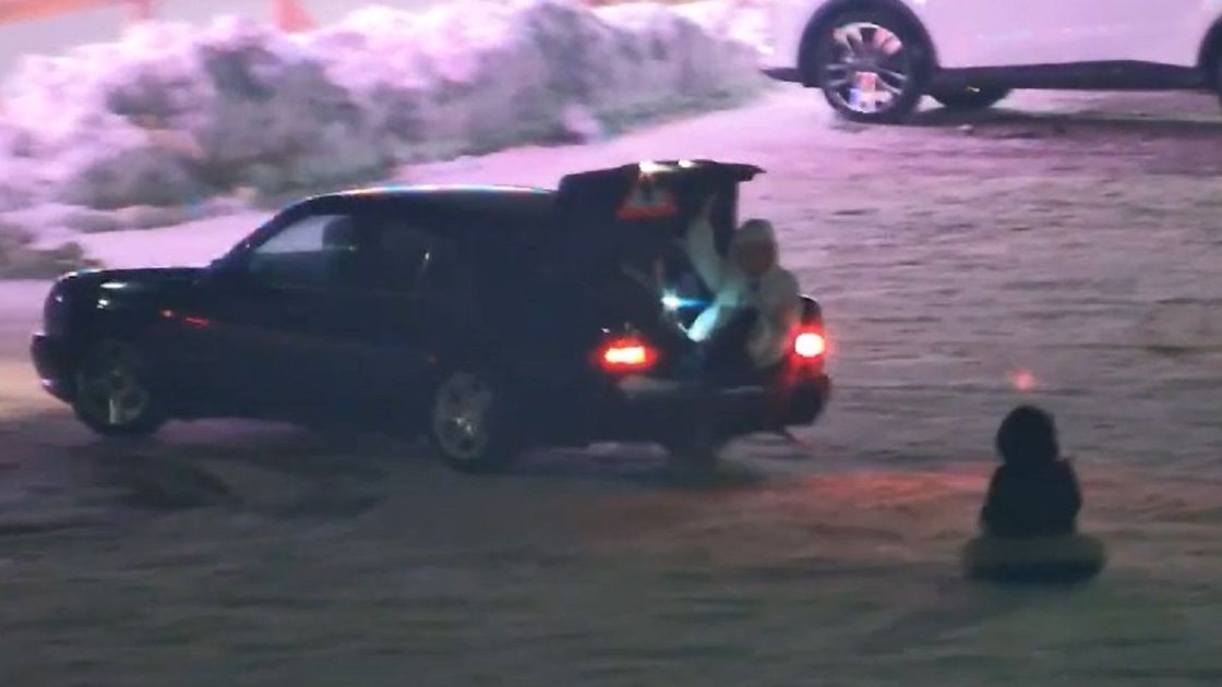 Катал на "ватрушке" в Акмолинской области