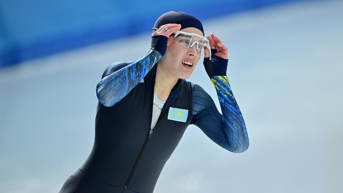 Казахстанская конькобежка Кристина Силаева