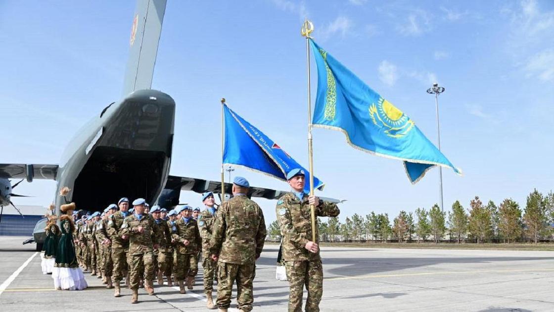 Встреча казахстанских миротворцев