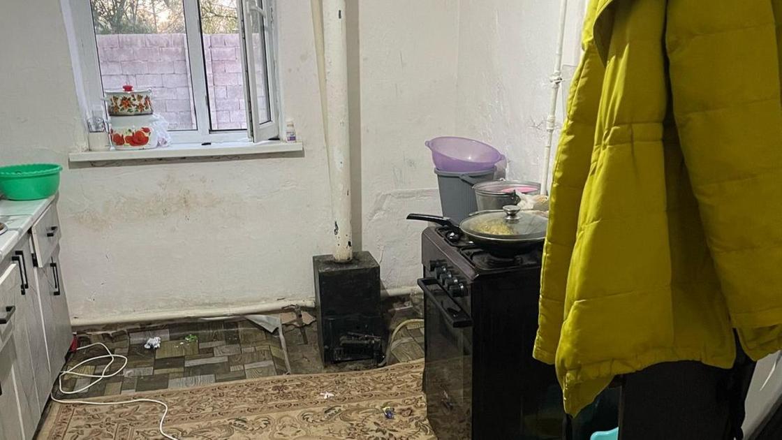 Газовая печь на месте трагедии