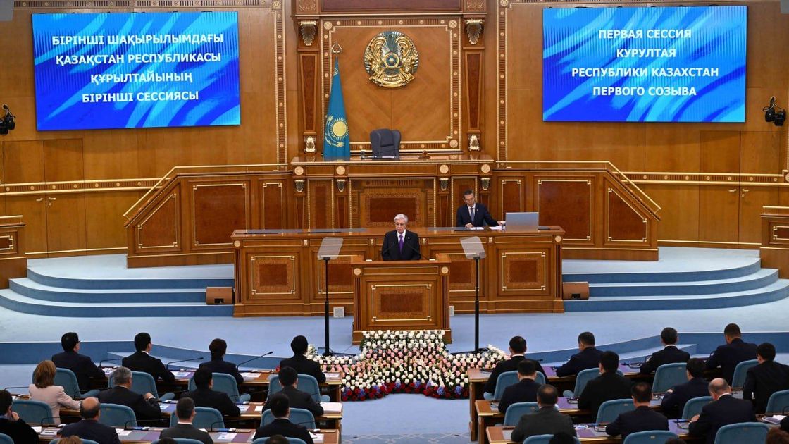 Касым-Жомарт Токаев выступил на первой сессии Курултая