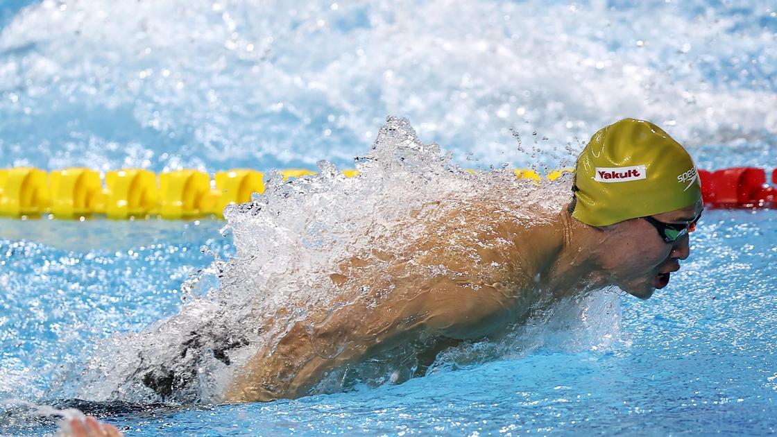 Казахстанский пловец Адильбек Мусин