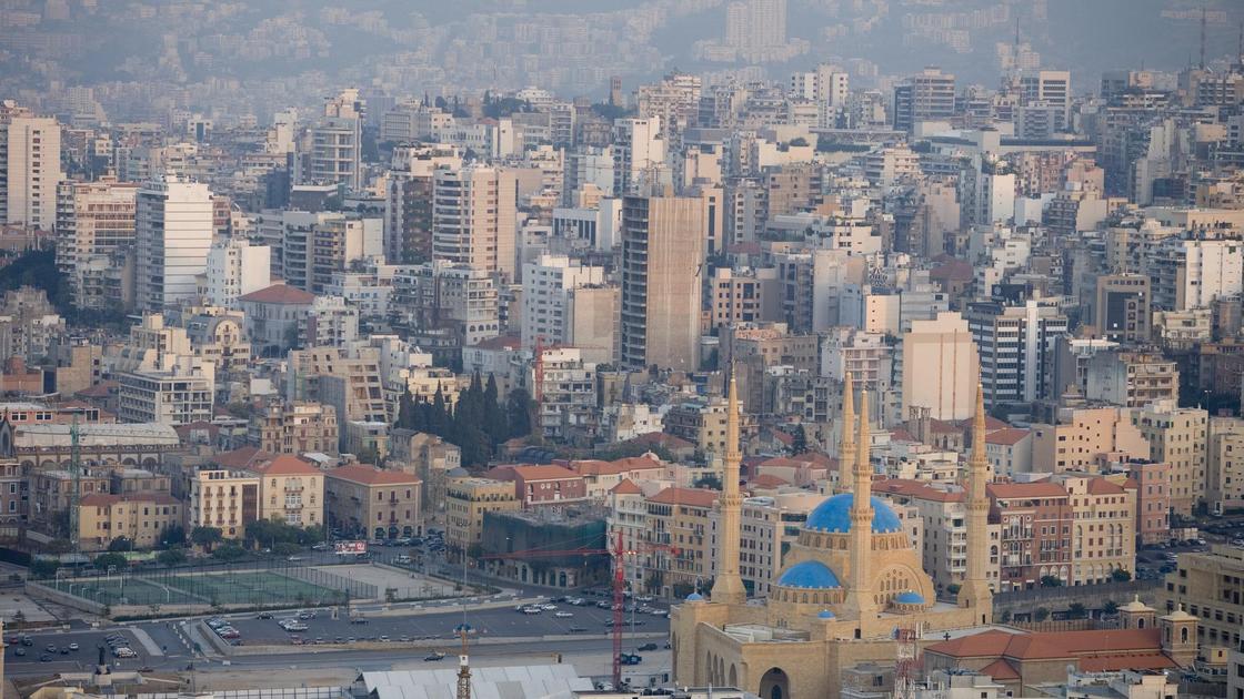 Вид на Бейрут, Ливан