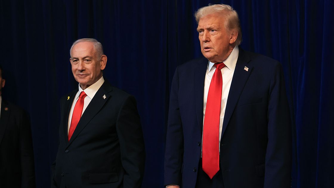 Биньямин Нетаньяху и Дональд Трамп
