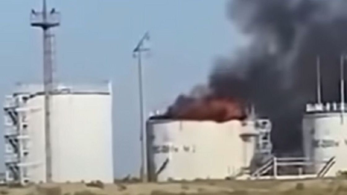 Пожар на месторождении Кулжар