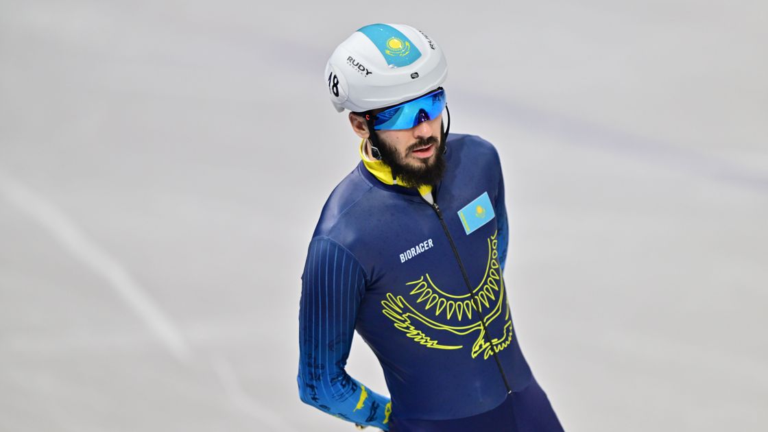 Казахстанский шорт-трекист Денис Никиша