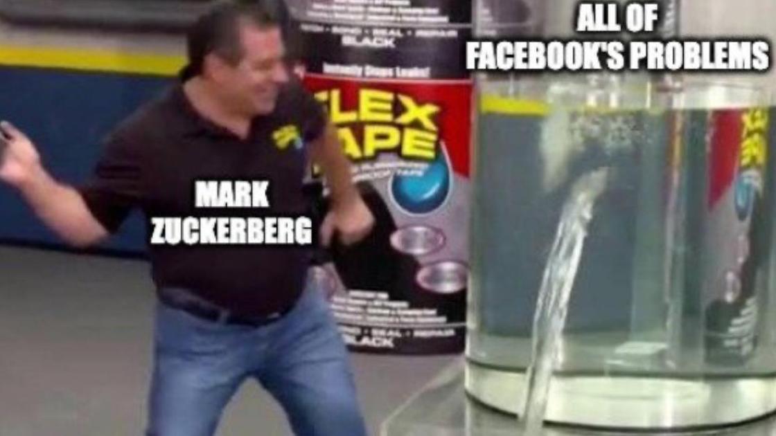 Мем про Цукерберга и смену названия