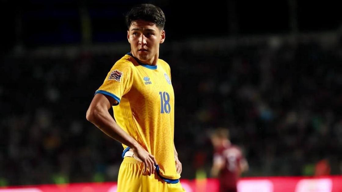 Защитник сборной Казахстана по футболу Алибек Касым