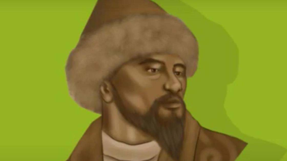 Мужчина с бородой, усами, в меховой шапке. Есим хан Мужчина с бородой, усами, в меховой шапке. Есим хан