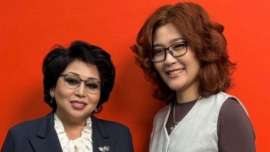 Жанар Сабазова и Лейла Умурзаковна