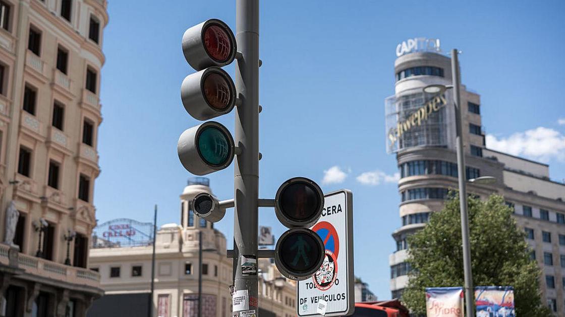 Неработающие во время блэкаута светофоры