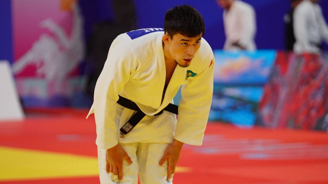 Казахстанский дзюдоист Адилет Алмат