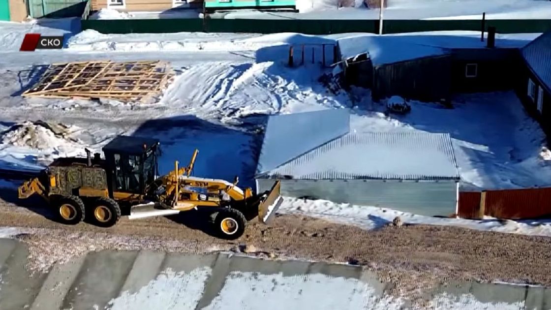 Строительная техника в селе