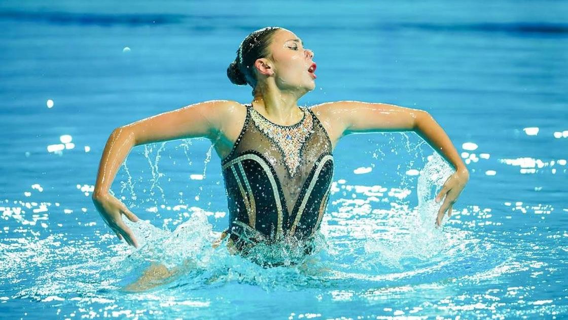 Казахстанская синхронистка Карина Магрупова