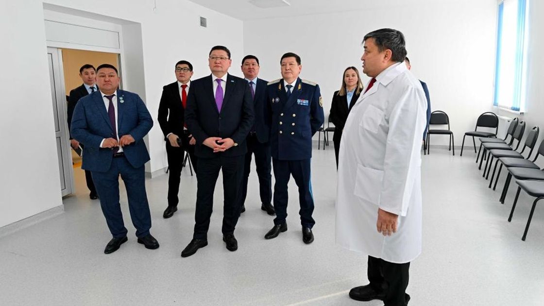 Торжественное открытие нового медико-социального центра в области Абай