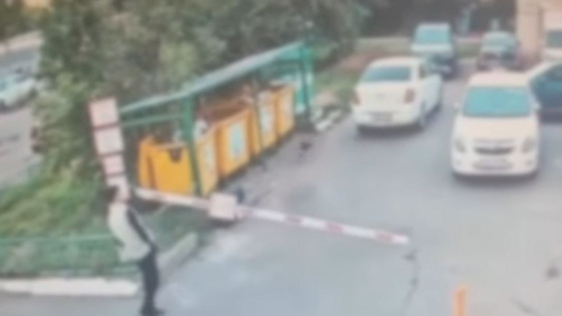 Инцидент со шлагбаумом в Астане