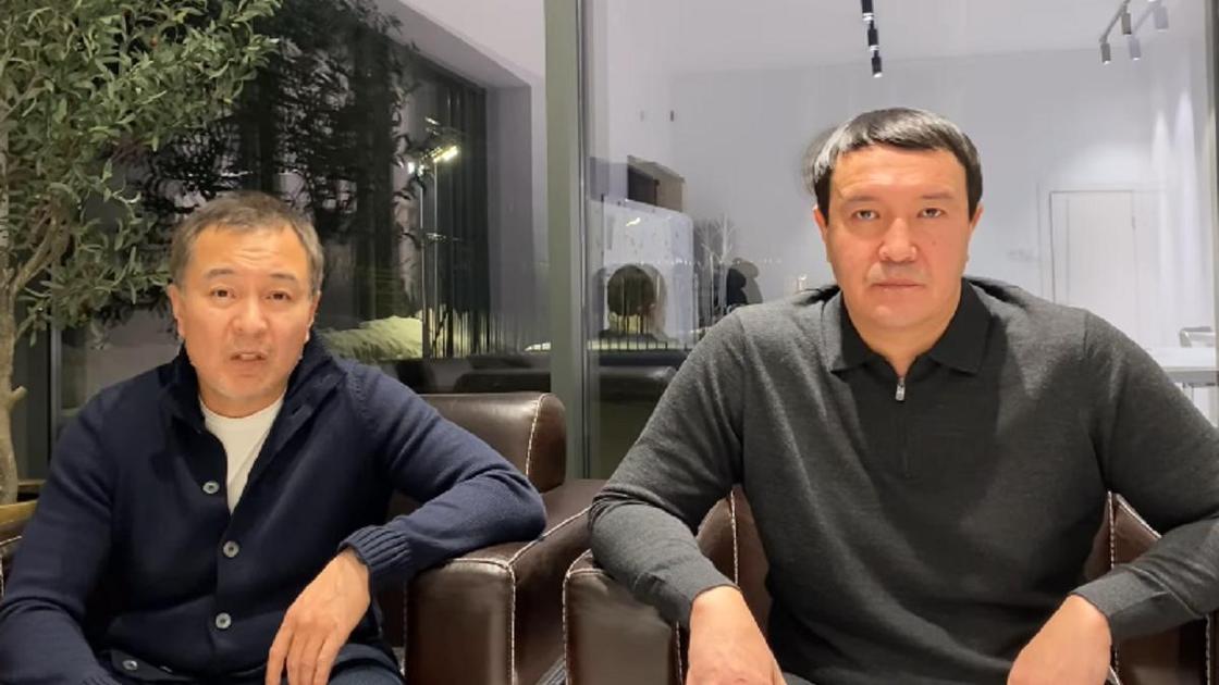 Акан Сатаев и Саят Исембаев