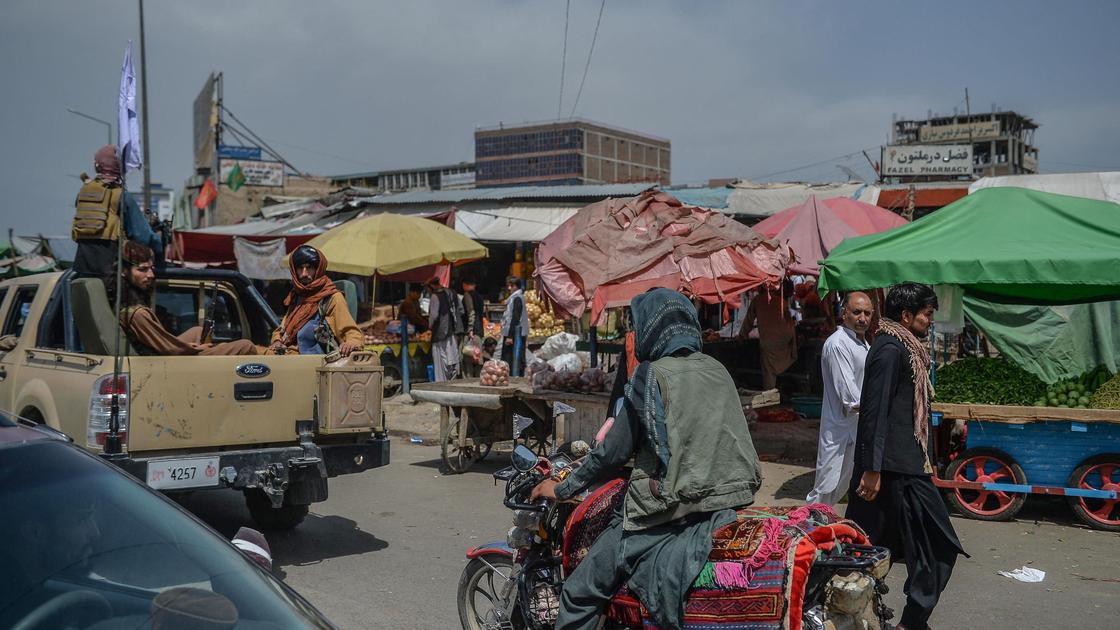 Улицы Кабула после захвата власти талибами