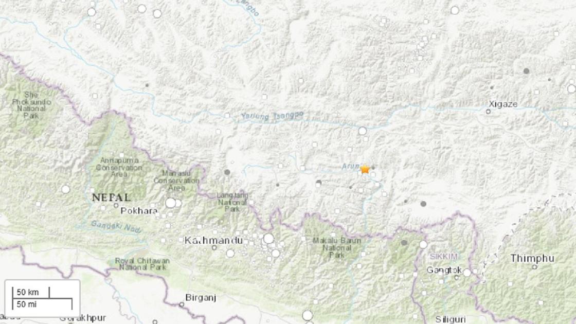 Землетрясение в Тибете