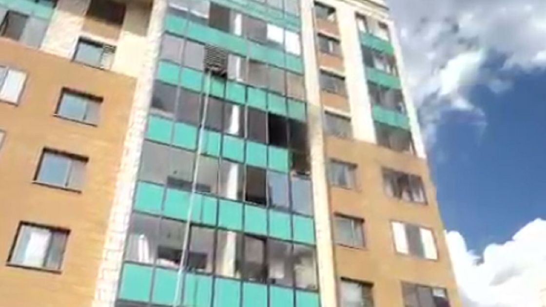 Пожар в Астане