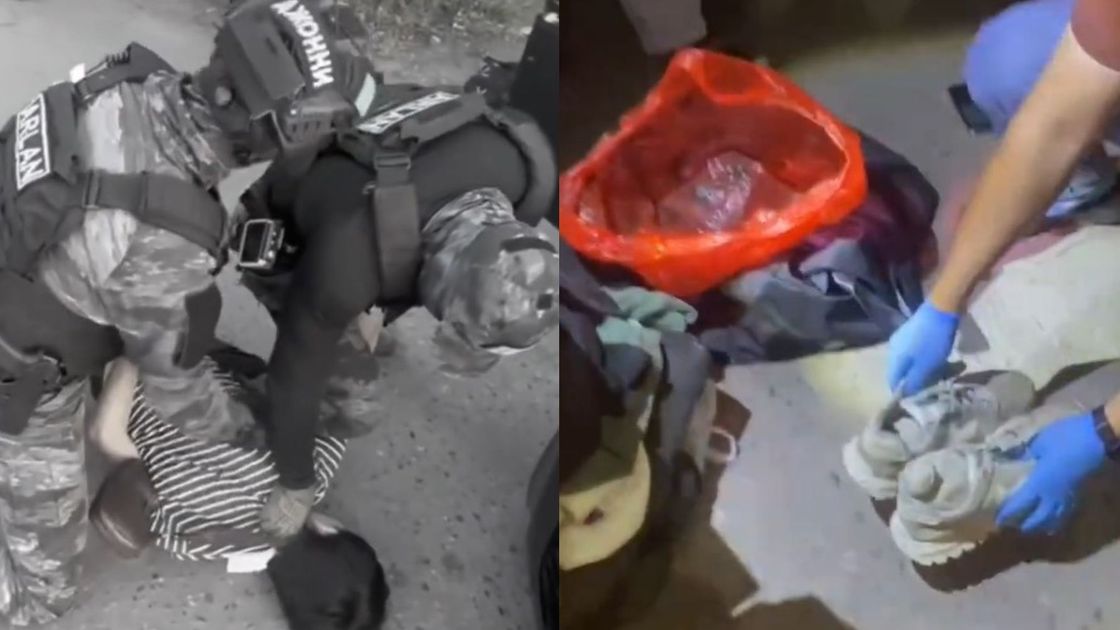 Задержанный и кроссовки