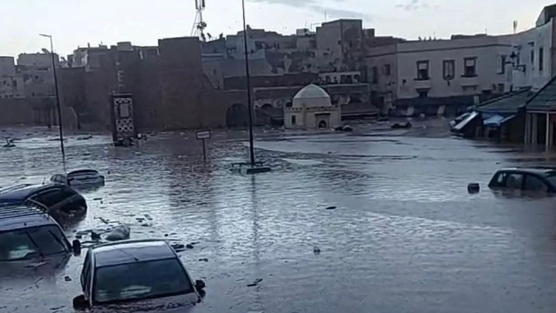 Наводнение в Марокко