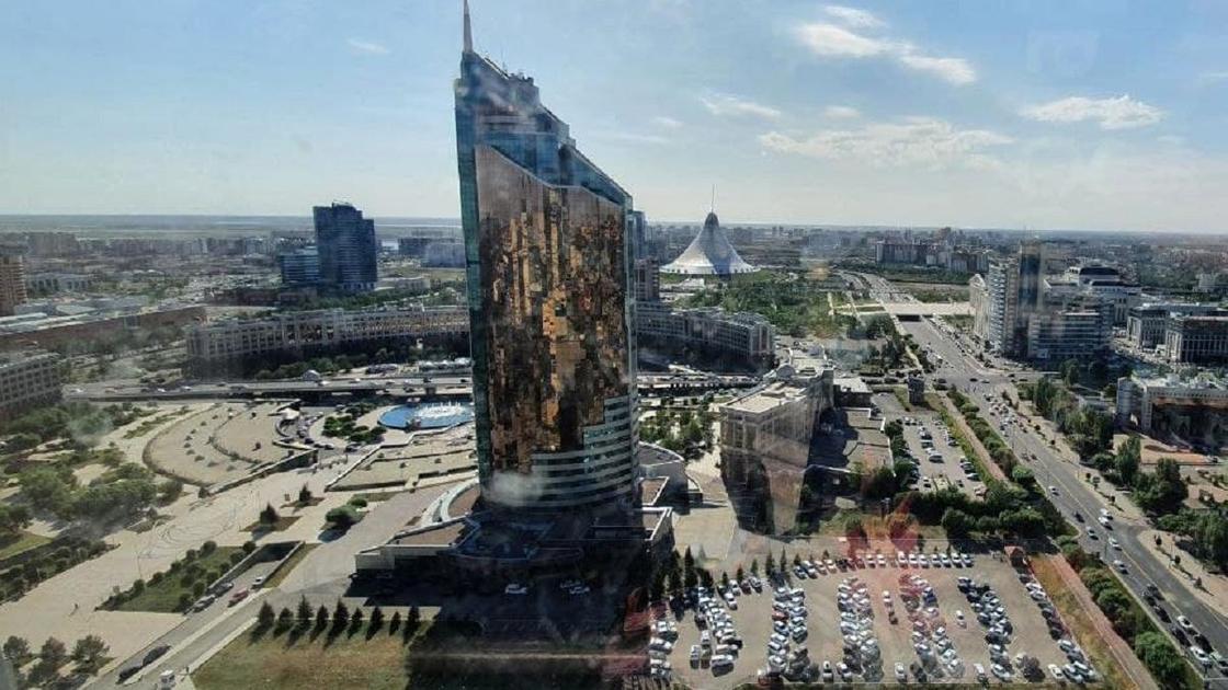 Столица Казахстана с высоты