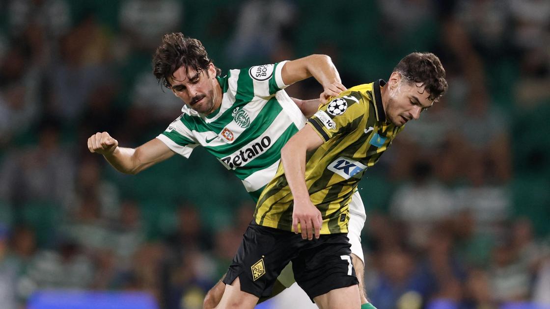 Матч "Спортинга" и "Кайрата" в ЛЧ