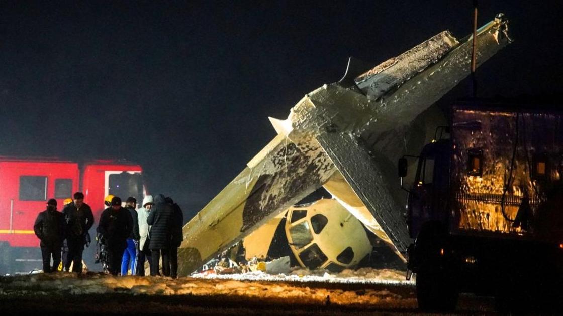 Обломки самолета Ан-26 под Алматы