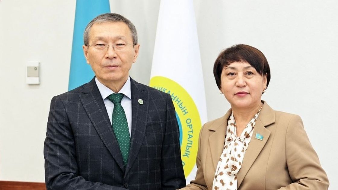 ОСК төрағасы Нұрлан Әбдіров және Гүлнар Тойлыбаева