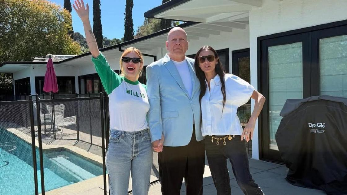 Таллула Уиллис, Брюс Уиллис и Деми Мур