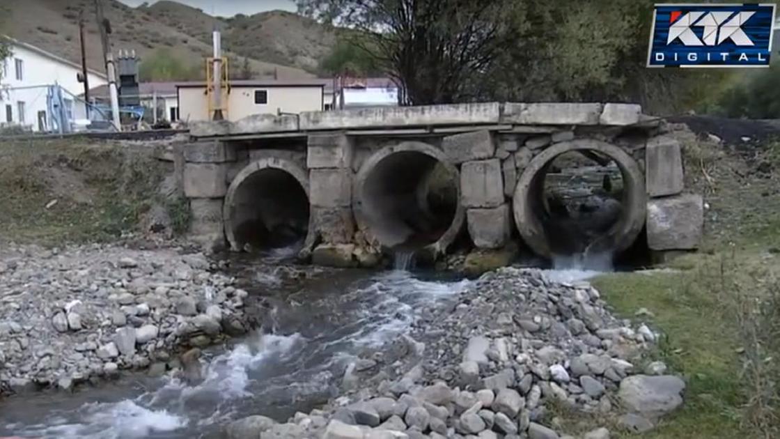 Вода течет в реке