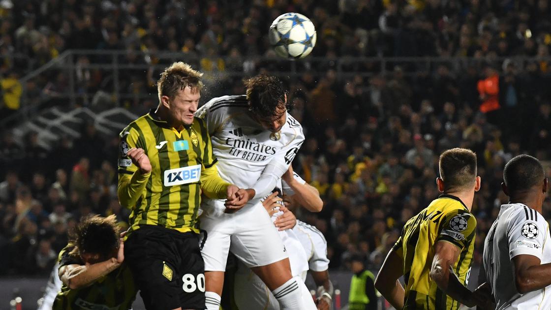 Матч "Кайрата" с "Реалом"