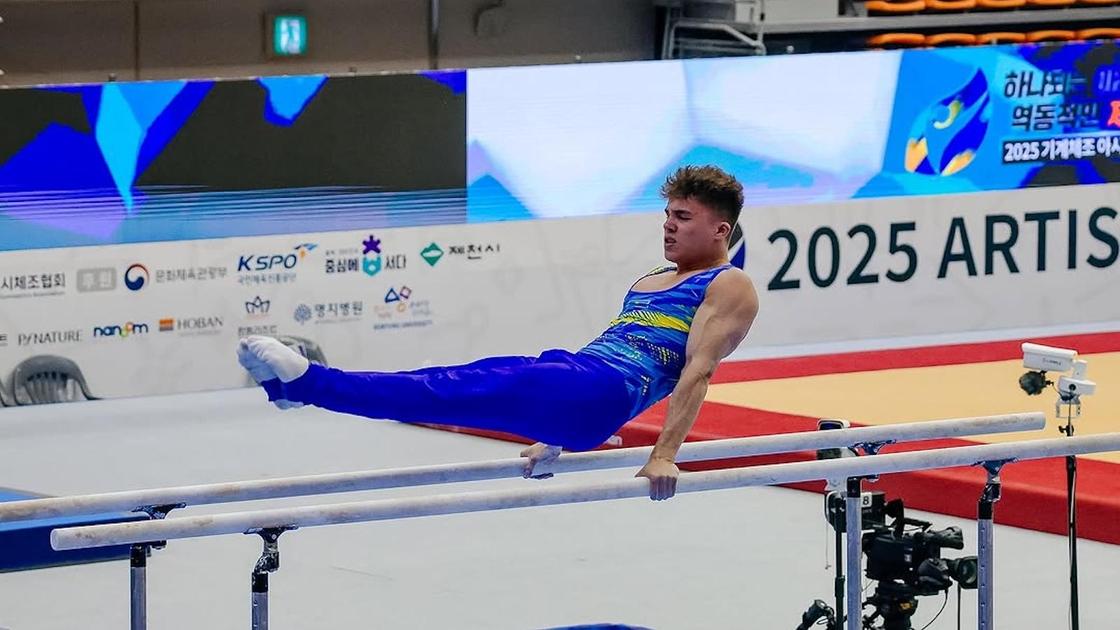 Казахстанский гимнаст Нуртан Идрисов