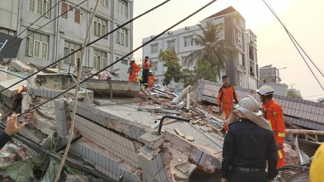 Землетрясение в Мьянме