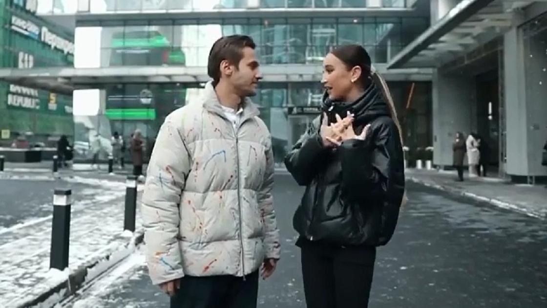 Ольга Бузова с участником видео