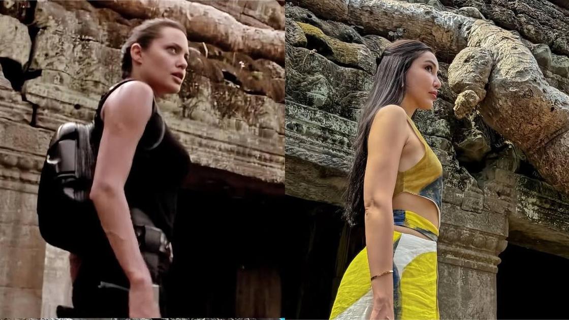 Анджелина Джоли и Куралай Анарбекова