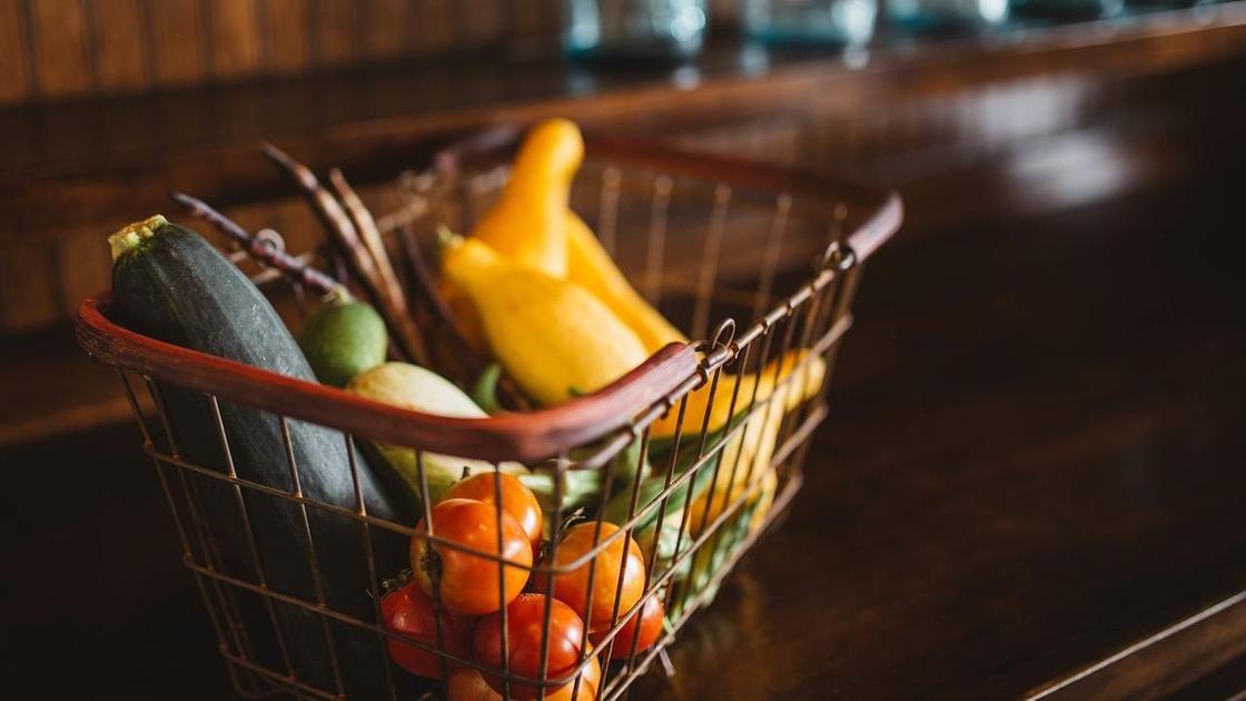 Корзина с продуктами